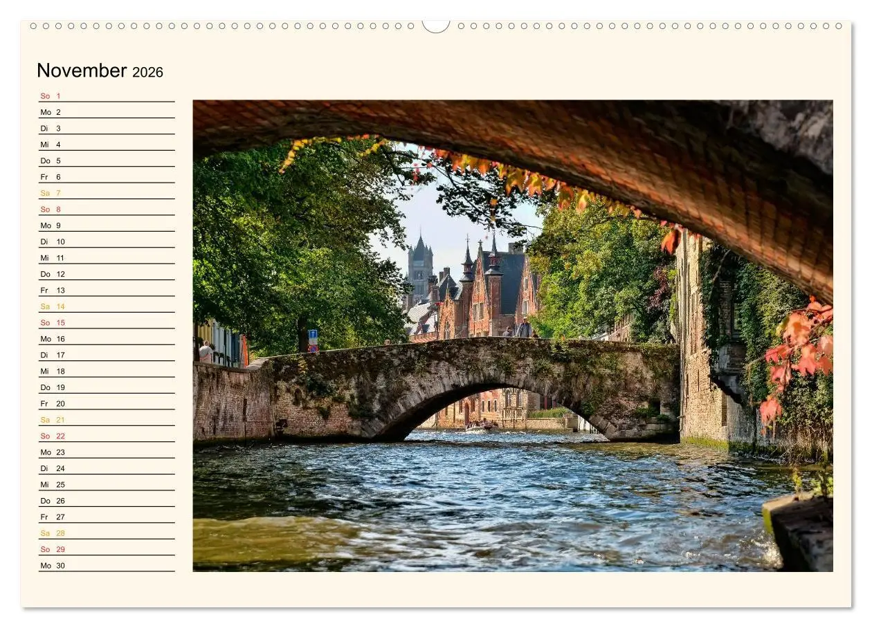 Bild: 9783457971185 | Brügge - Venedig des Nordens (Wandkalender 2026 DIN A2 quer),...