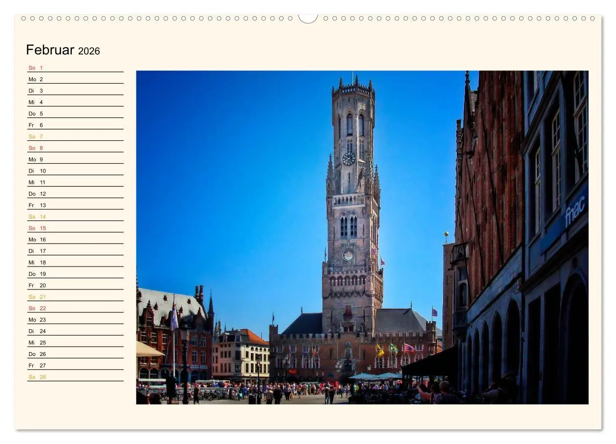 Bild: 9783457971185 | Brügge - Venedig des Nordens (Wandkalender 2026 DIN A2 quer),...