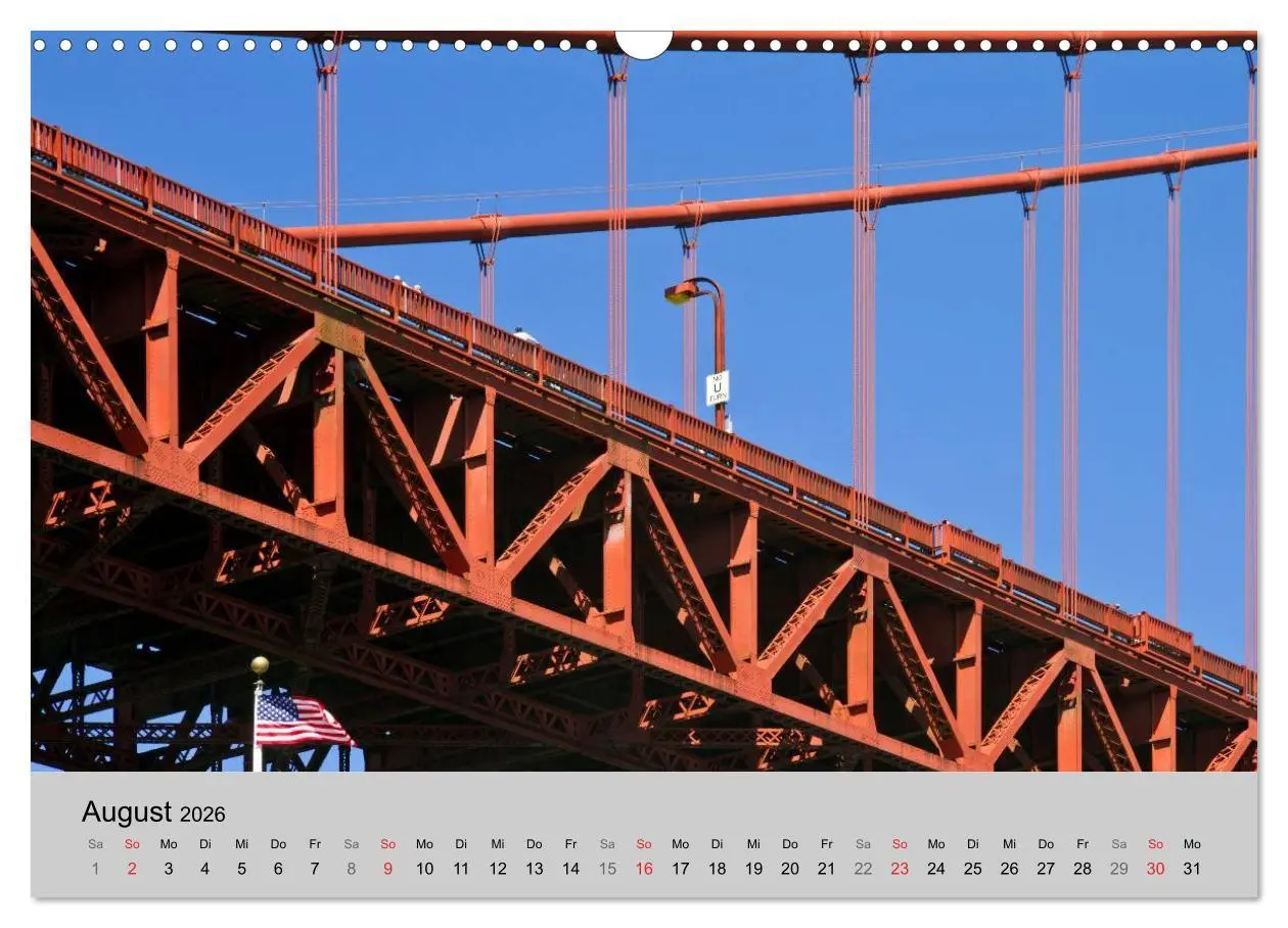 Bild: 9783516201185 | GOLDEN GATE BRIDGE Faszination San Francisco (Wandkalender 2026 DIN...