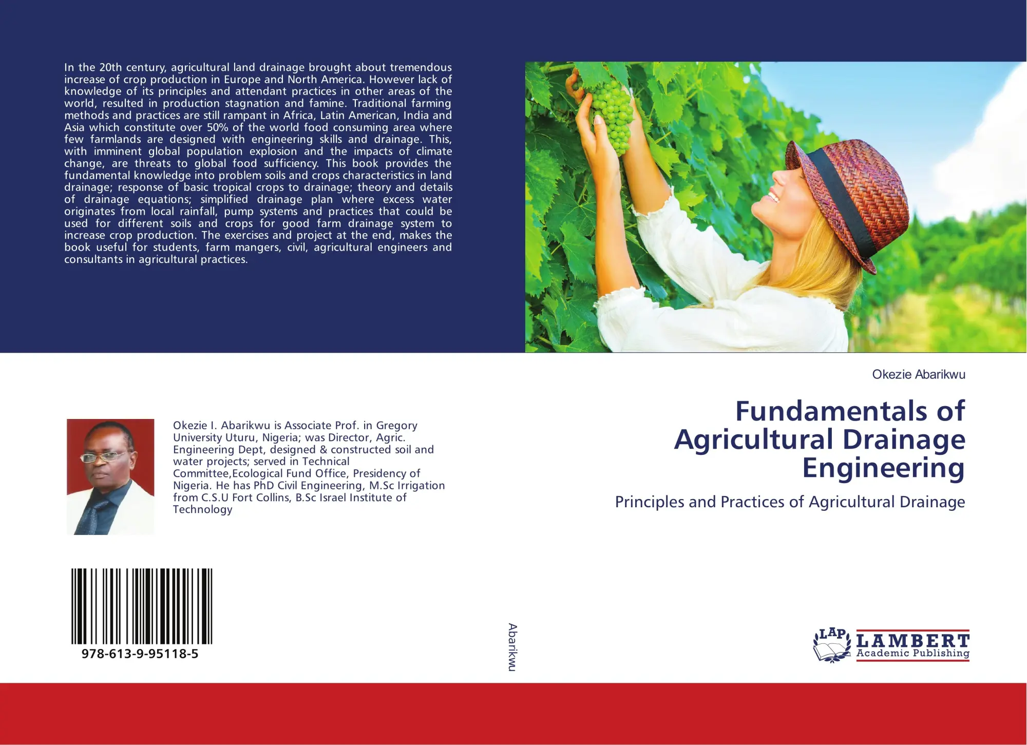 Cover: 9786139951185 | Fundamentals of Agricultural Drainage Engineering | Okezie Abarikwu