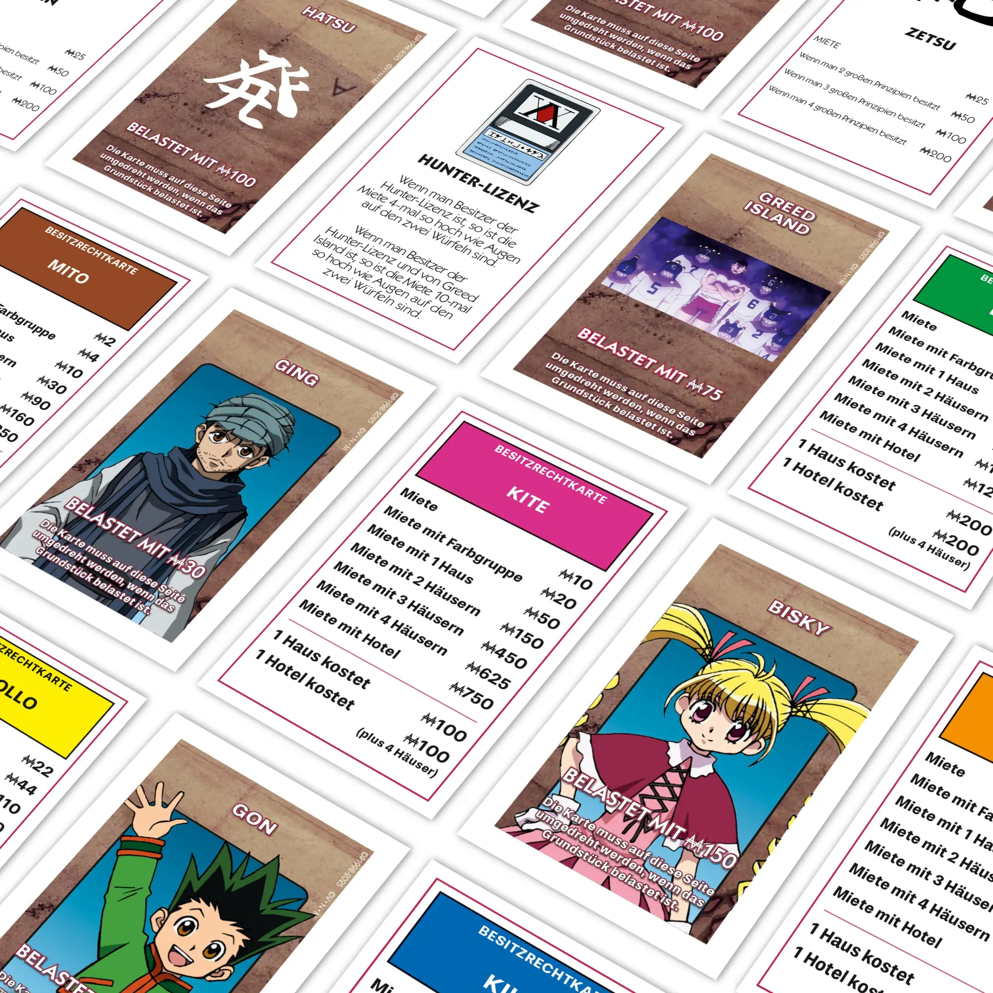 Bild: 5036905061285 | Monopoly Hunter x Hunter | Spiel | Deutsch | 2025 | Winning Moves