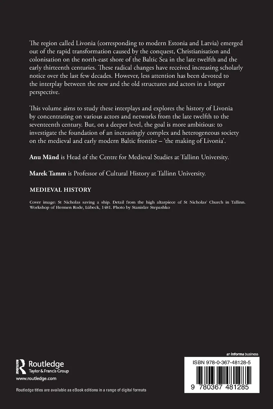 Rückseite: 9780367481285 | Making Livonia | Anu Mänd (u. a.) | Taschenbuch | Englisch | 2020