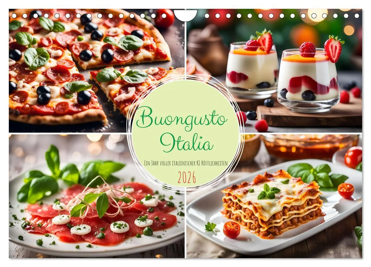 Cover: 9783457341285 | Buongusto Italia - Ein Jahr voller italienischer KI Köstlichkeiten...