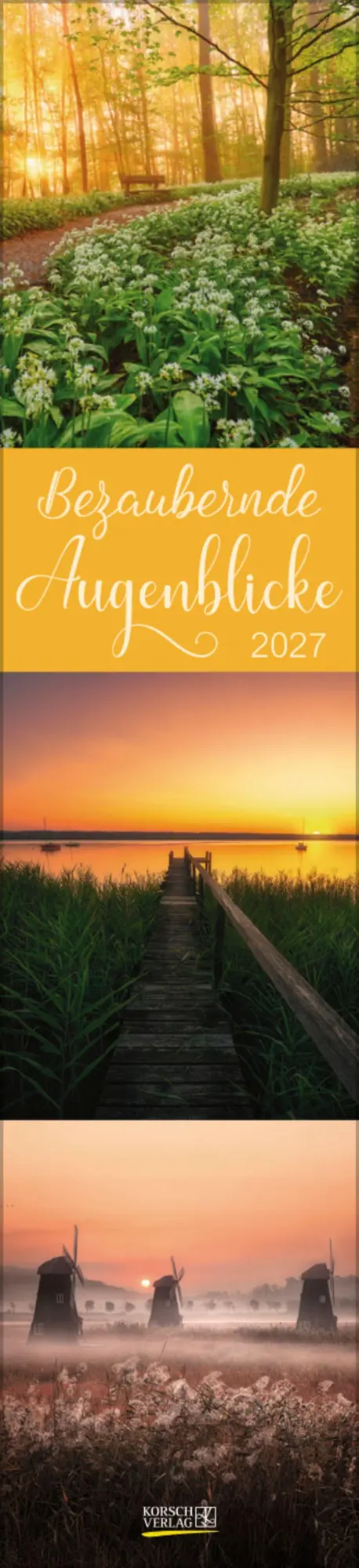 Cover: 9783819301285 | Augenblicke Langplaner 2027 | Langplaner | Verlag Korsch | Kalender