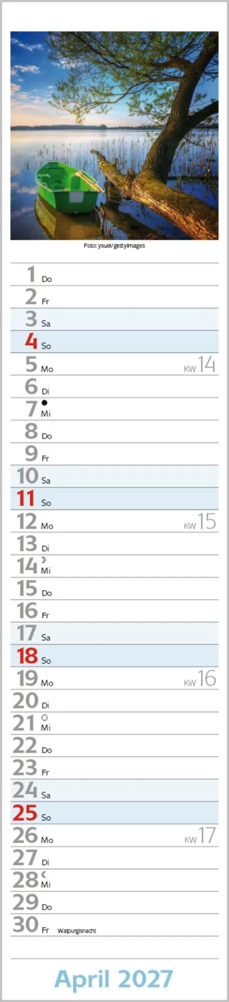 Bild: 9783819301285 | Augenblicke Langplaner 2027 | Langplaner | Verlag Korsch | Kalender