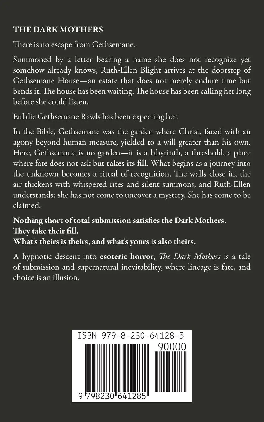 Rückseite: 9798230641285 | The Dark Mothers | Yperion Press | Taschenbuch | Englisch | 2025