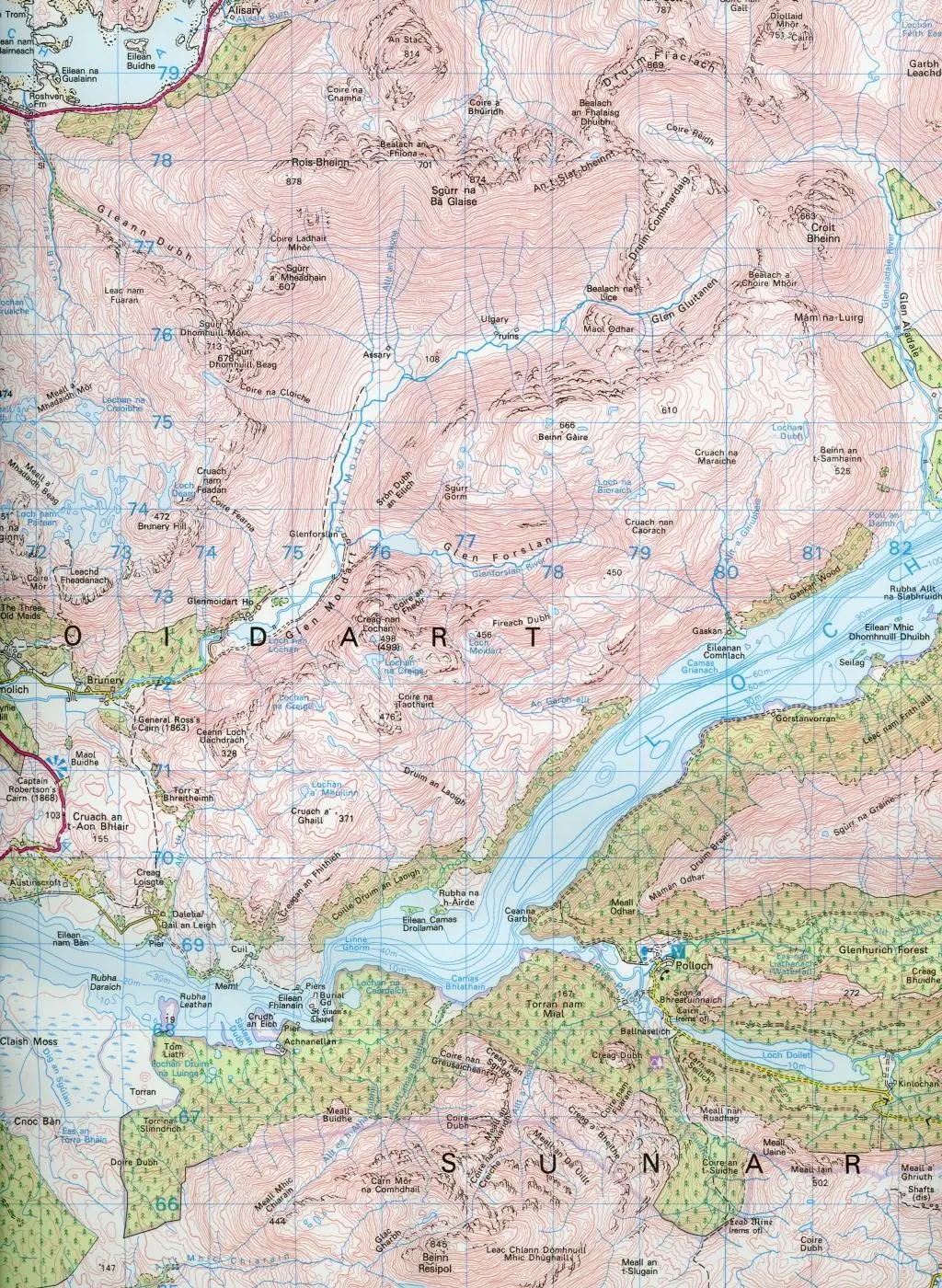 Bild: 9780319261385 | Mallaig &amp; Glenfinnan, Loch Shiel | Ordnance Survey | (Land-)Karte