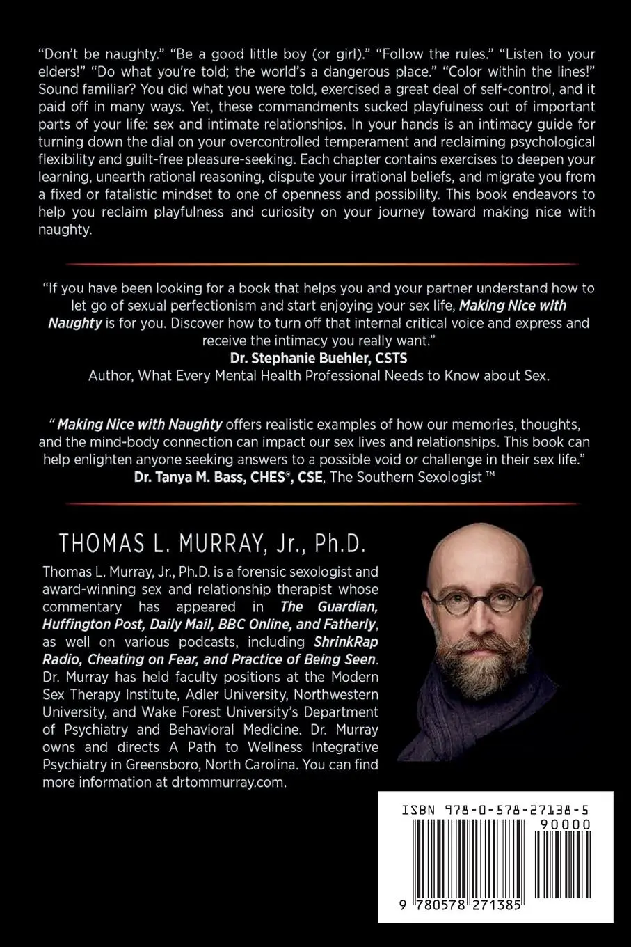 Rückseite: 9780578271385 | Making Nice with Naughty | Thomas L Murray | Taschenbuch | Englisch