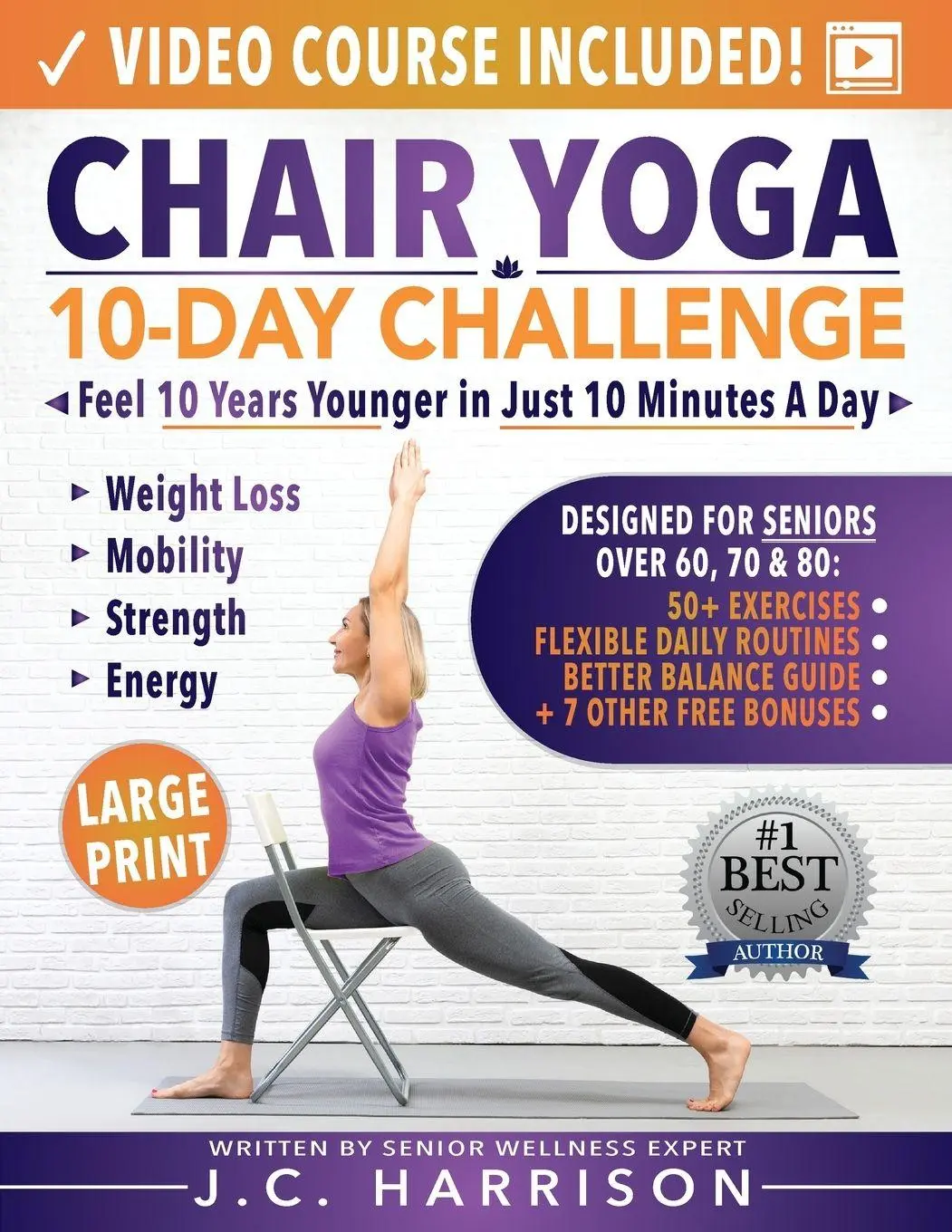 Cover: 9781998241385 | Chair Yoga for Seniors | Jc Harrison | Taschenbuch | Englisch | 2024
