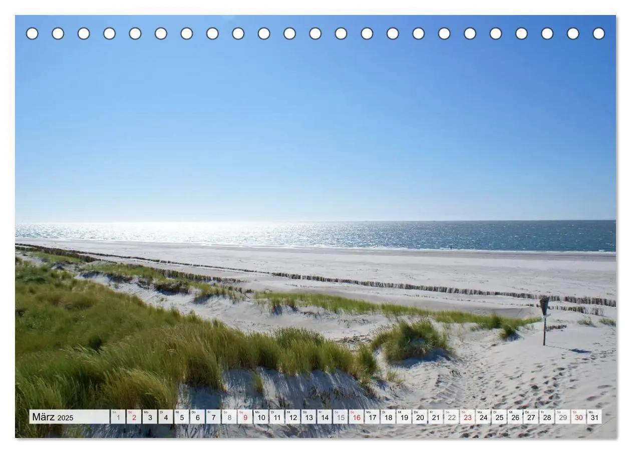 Bild: 9783435481385 | Amrum - Trauminsel in der Nordsee (Tischkalender 2025 DIN A5 quer),...