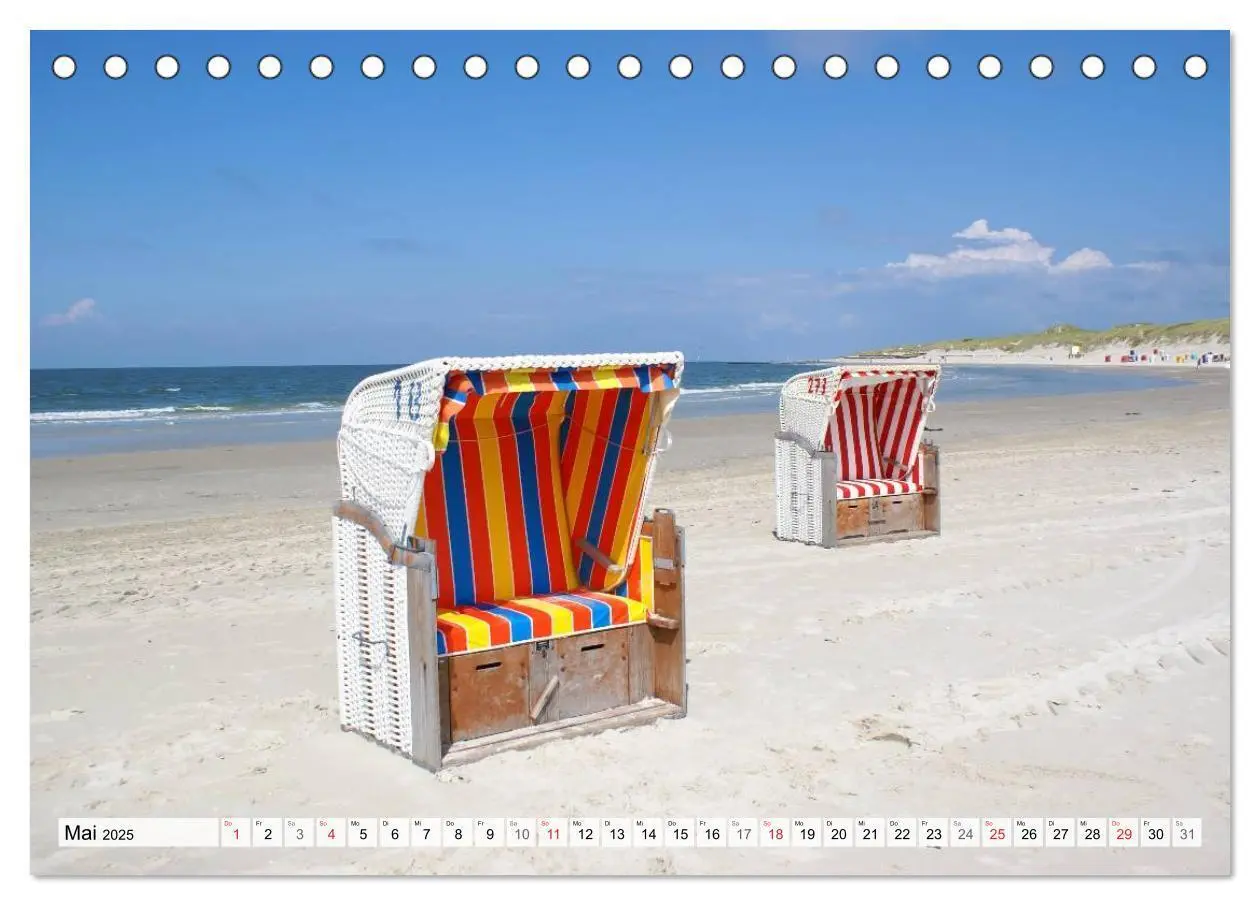 Bild: 9783435481385 | Amrum - Trauminsel in der Nordsee (Tischkalender 2025 DIN A5 quer),...