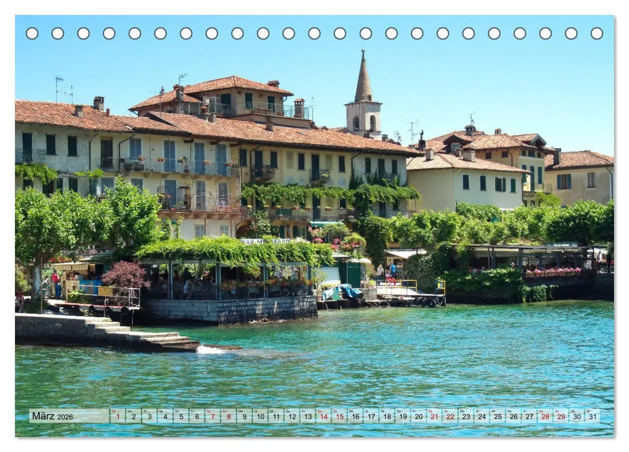 Bild: 9783457261385 | Isola dei Pescatori im Lago Maggiore (Tischkalender 2026 DIN A5...