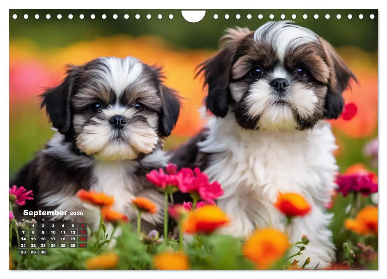 Bild: 9783457331385 | Shih Tzu - der wuschelige Hund aus Tibet (Wandkalender 2026 DIN A4...