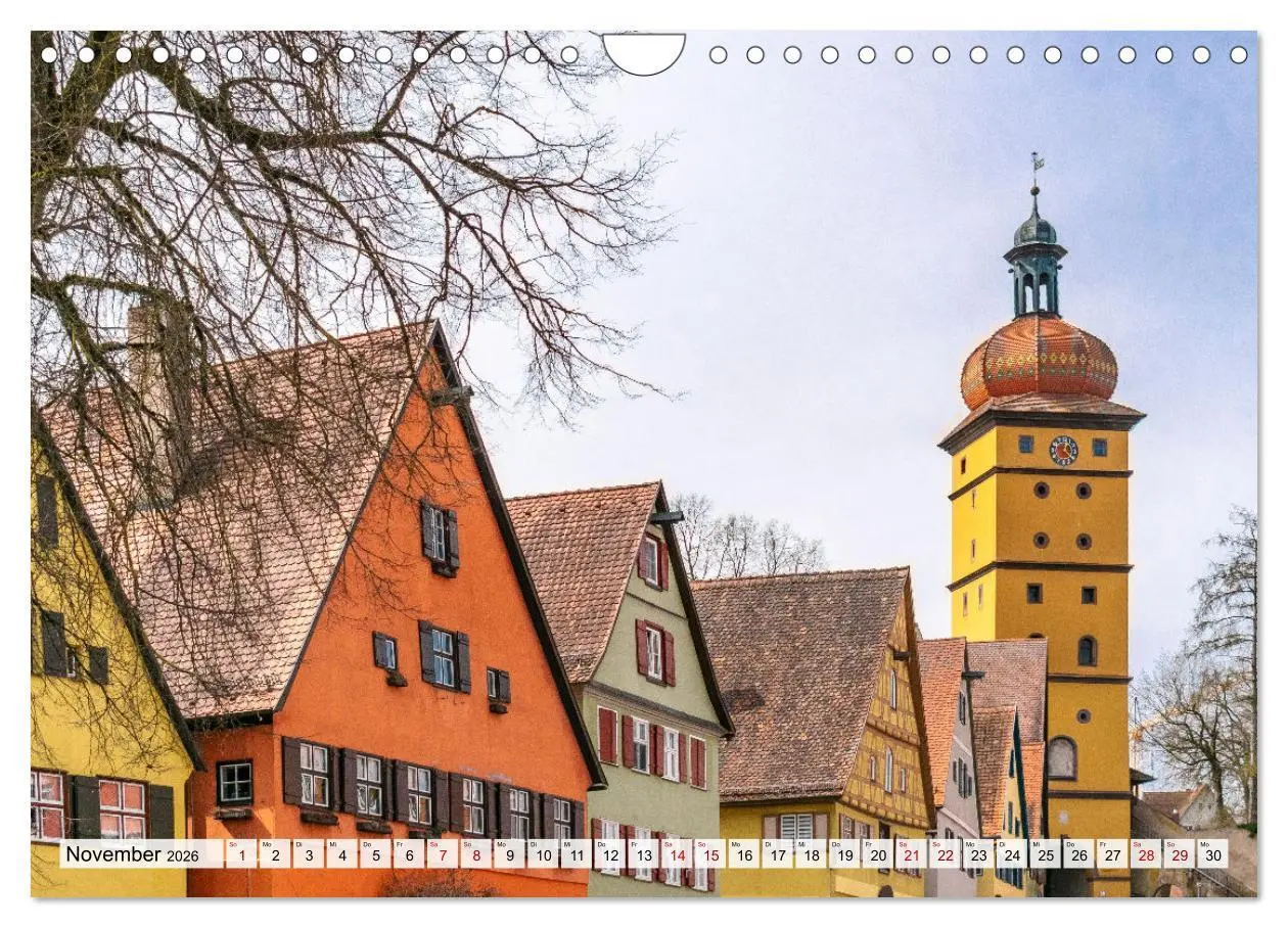 Bild: 9783457641385 | Ein Spaziergang durch Dinkelsbühl (Wandkalender 2026 DIN A4 quer),...