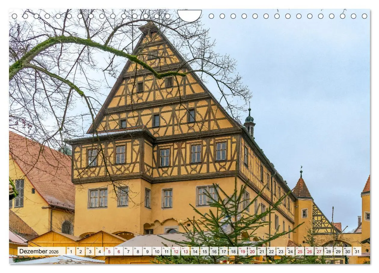 Bild: 9783457641385 | Ein Spaziergang durch Dinkelsbühl (Wandkalender 2026 DIN A4 quer),...