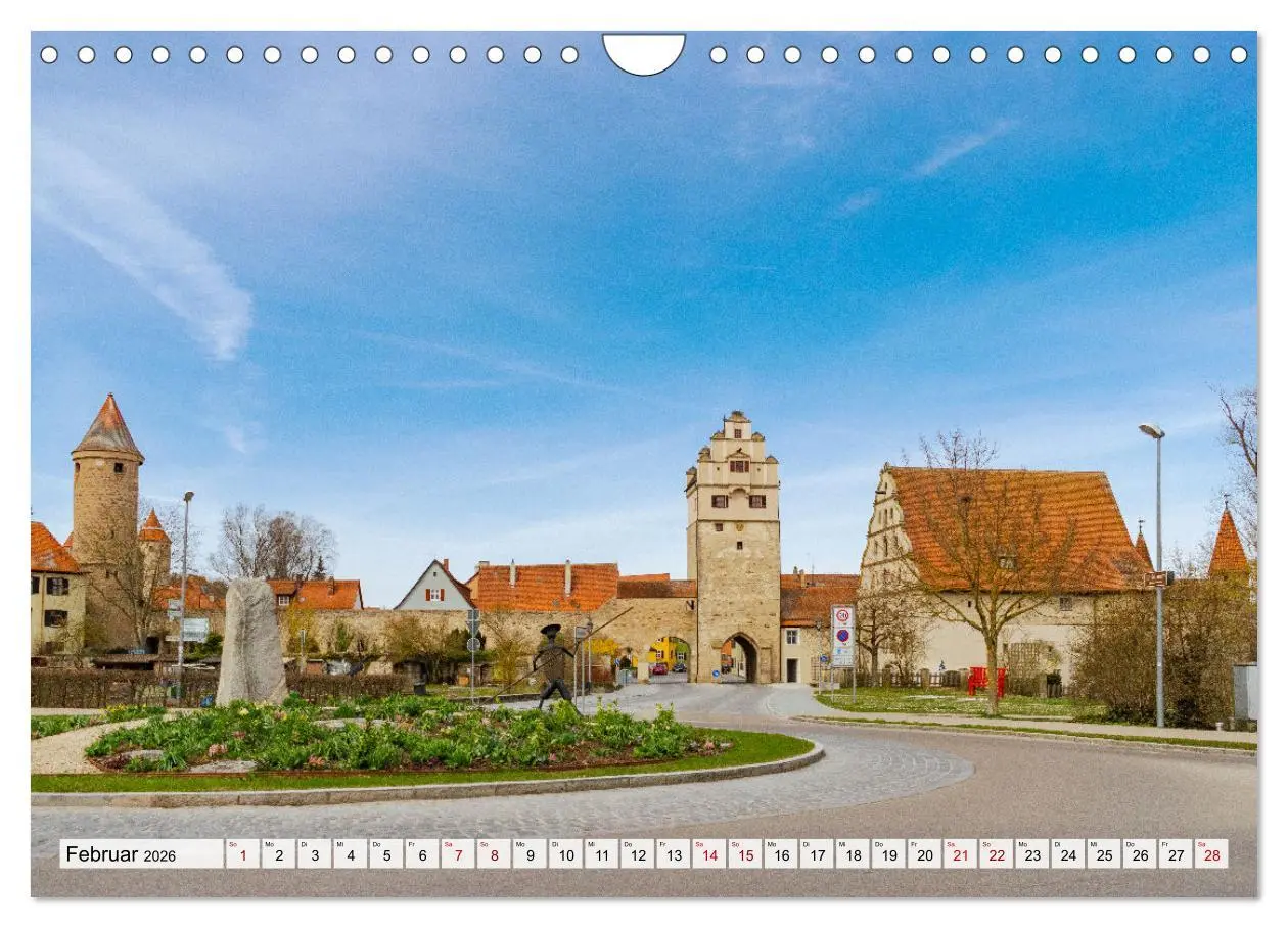 Bild: 9783457641385 | Ein Spaziergang durch Dinkelsbühl (Wandkalender 2026 DIN A4 quer),...