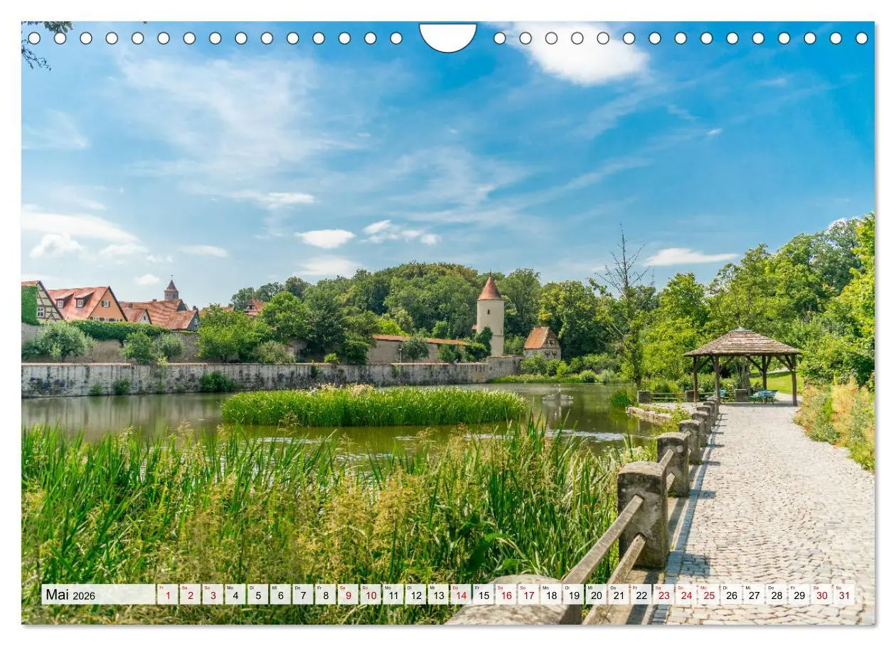 Bild: 9783457641385 | Ein Spaziergang durch Dinkelsbühl (Wandkalender 2026 DIN A4 quer),...