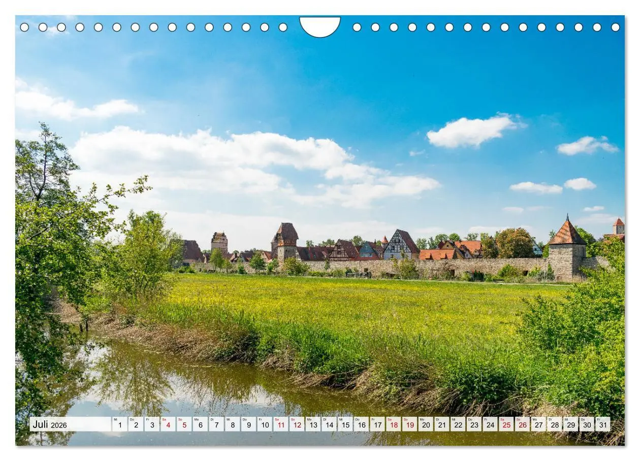 Bild: 9783457641385 | Ein Spaziergang durch Dinkelsbühl (Wandkalender 2026 DIN A4 quer),...