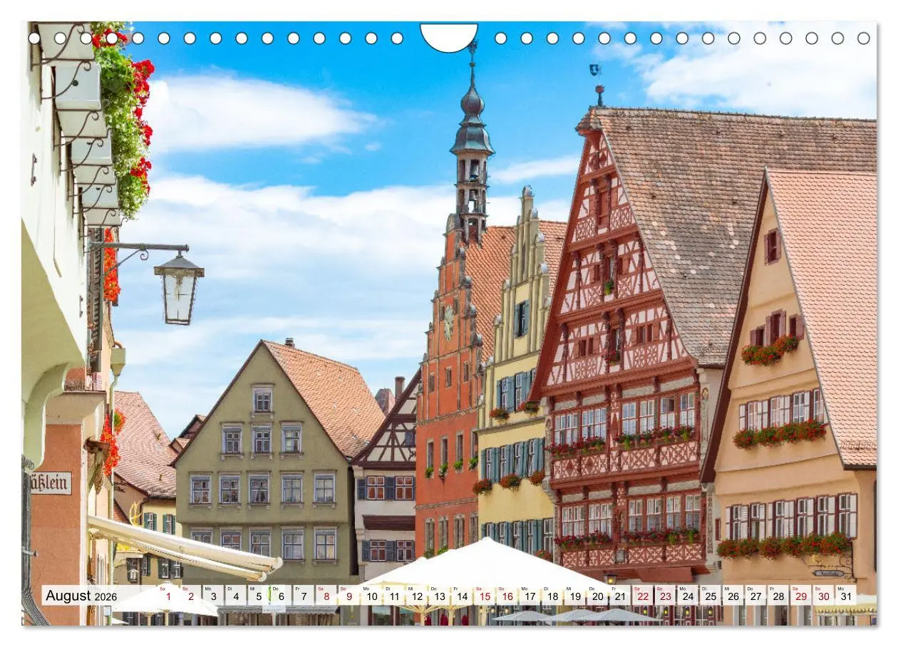 Bild: 9783457641385 | Ein Spaziergang durch Dinkelsbühl (Wandkalender 2026 DIN A4 quer),...