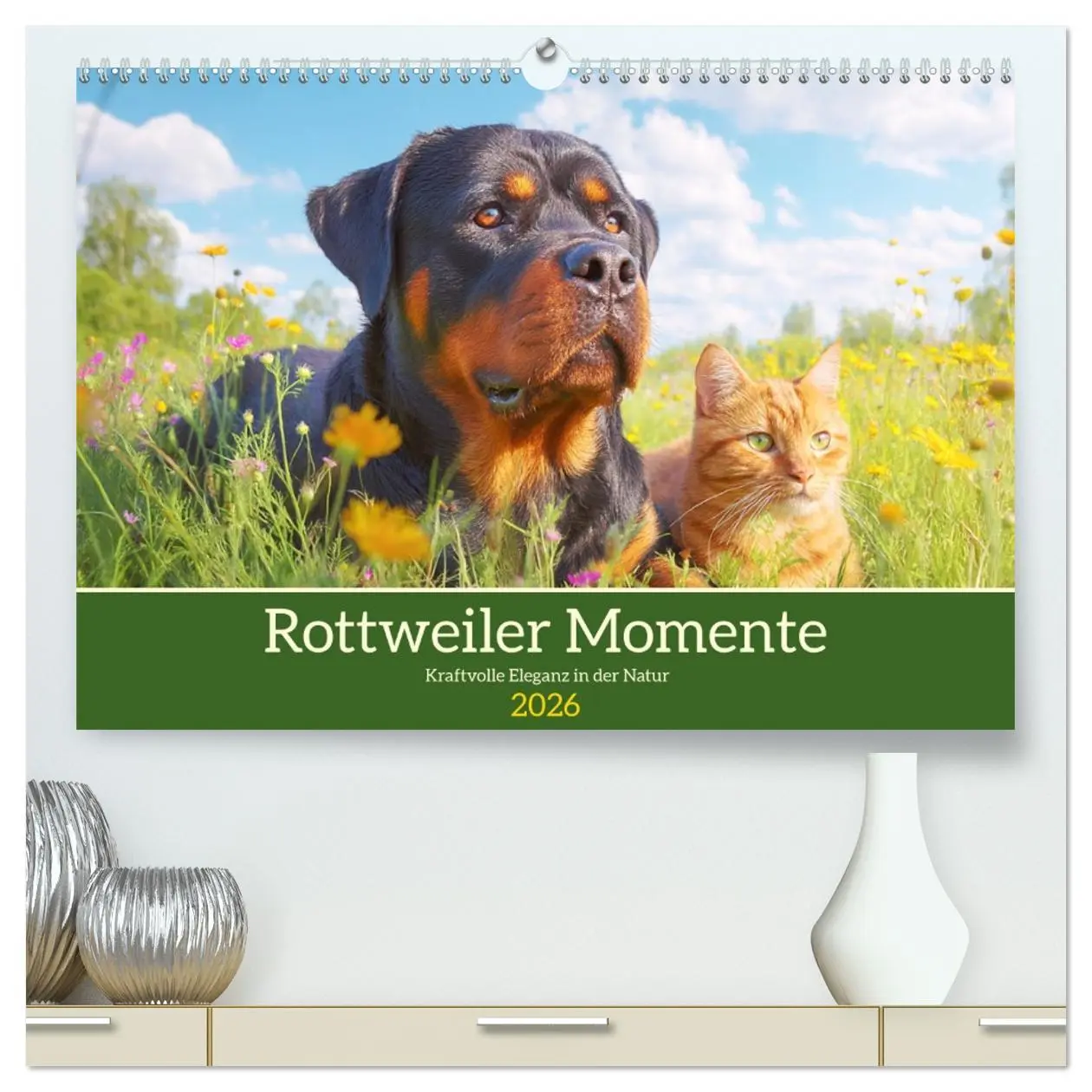 Cover: 9783516421385 | Rottweiler Momente. Kraftvolle Eleganz in der Natur (hochwertiger...