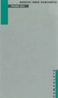 Primo Levi - GEBRAUCHT Bericht über Auschwitz - Preis vom 02102023 050404 h
