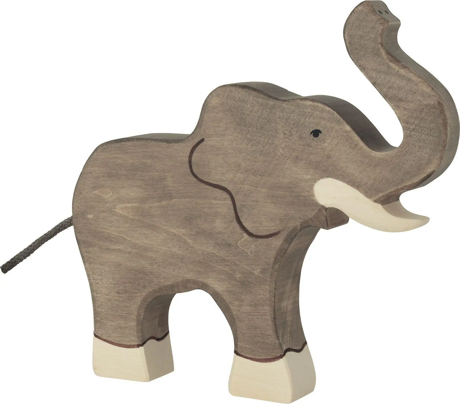 Cover: 4013594801485 | Elefant, Rüssel hoch | ca. 18 x 2,8 x 16 cm, Holz, per Stück | Deutsch
