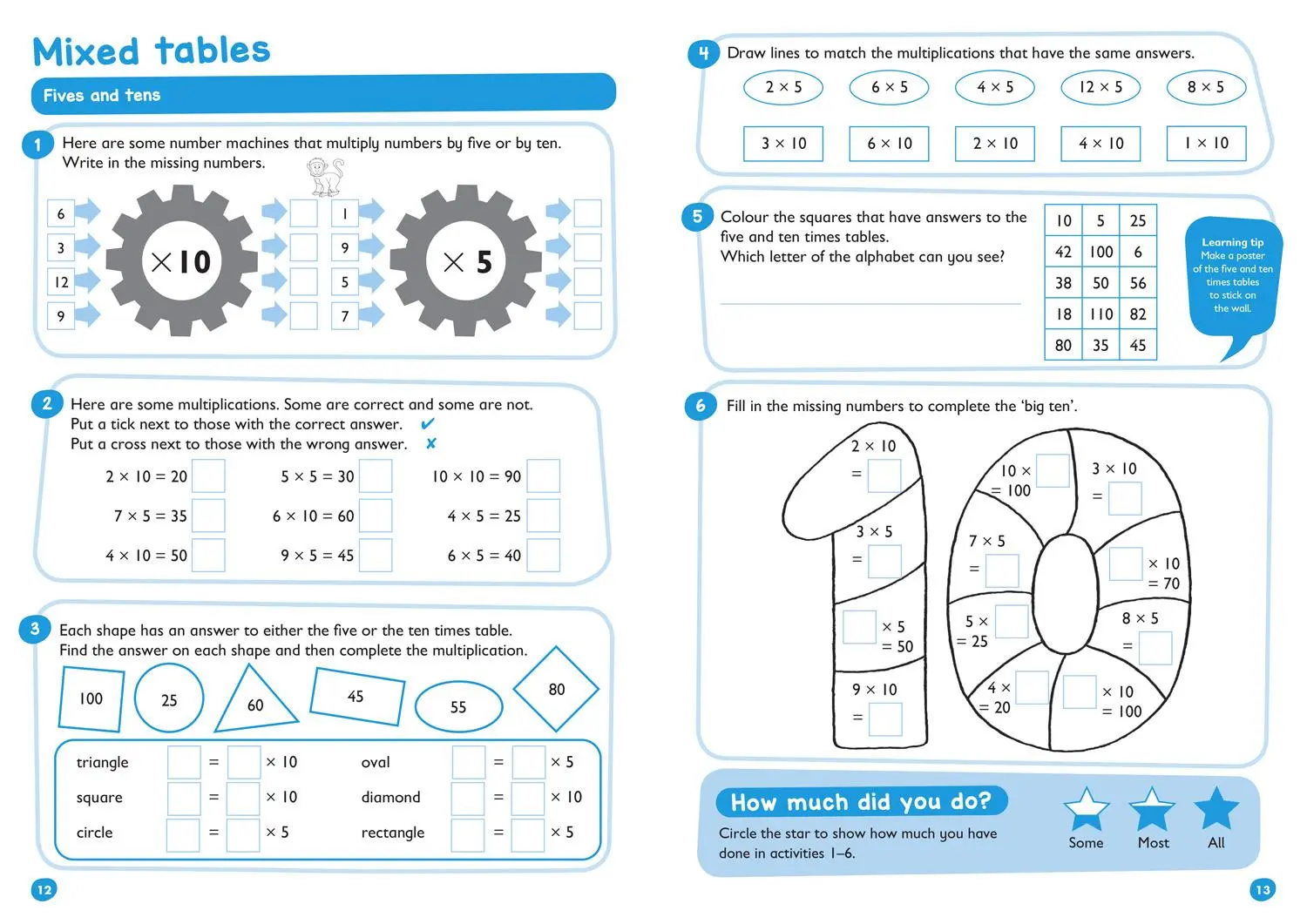 Bild: 9780008151485 | Times Tables Bumper Book Ages 5-7 | Ideal for Home Learning | Learning