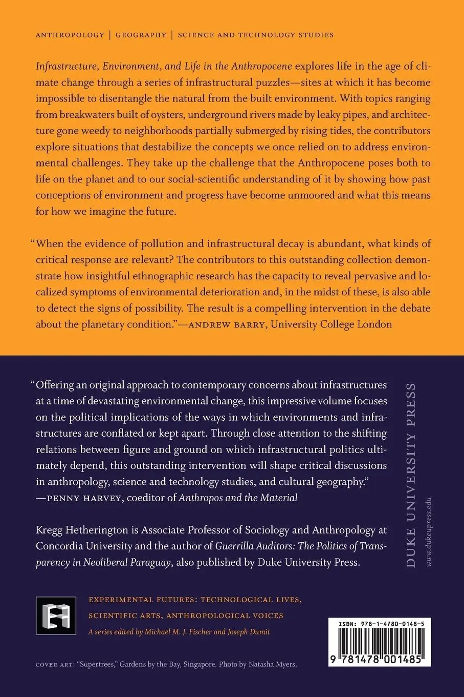 Rückseite: 9781478001485 | Infrastructure, Environment, and Life in the Anthropocene | Buch