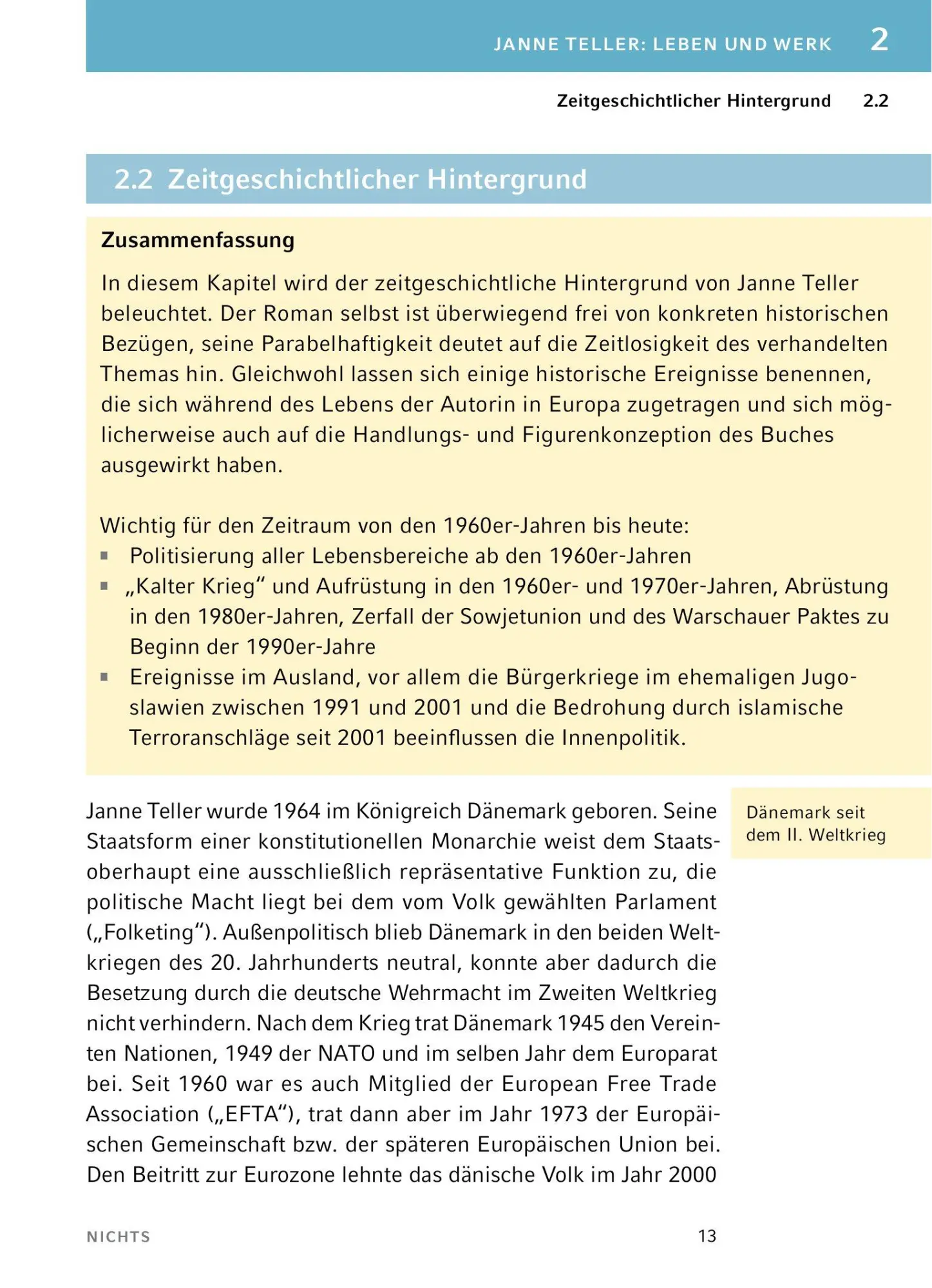 Bild: 9783804431485 | Nichts - Textanalyse und Interpretation | Janne Teller | Taschenbuch