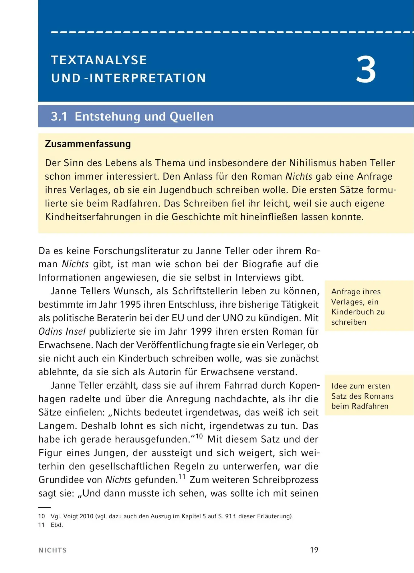 Bild: 9783804431485 | Nichts - Textanalyse und Interpretation | Janne Teller | Taschenbuch