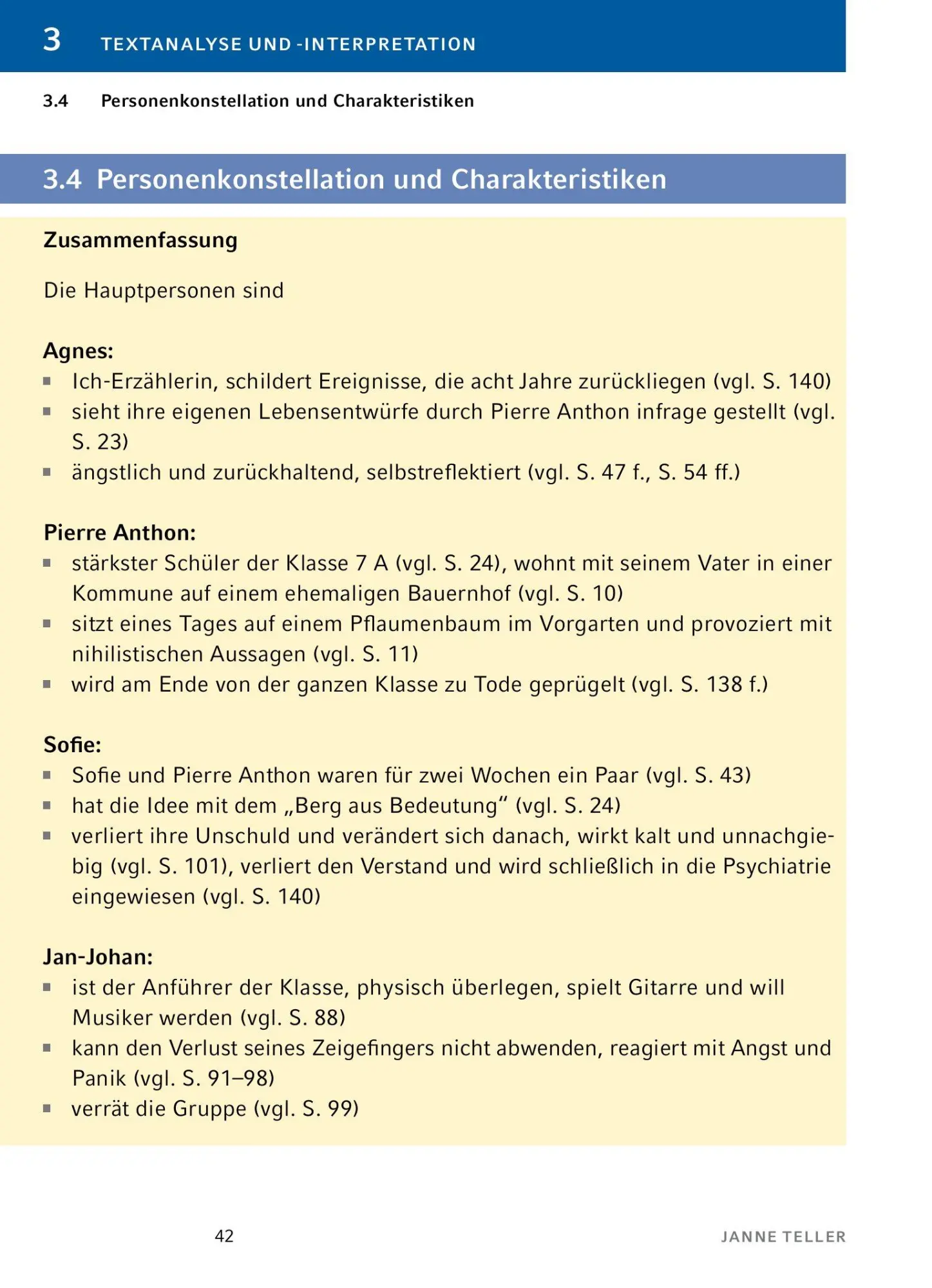 Bild: 9783804431485 | Nichts - Textanalyse und Interpretation | Janne Teller | Taschenbuch