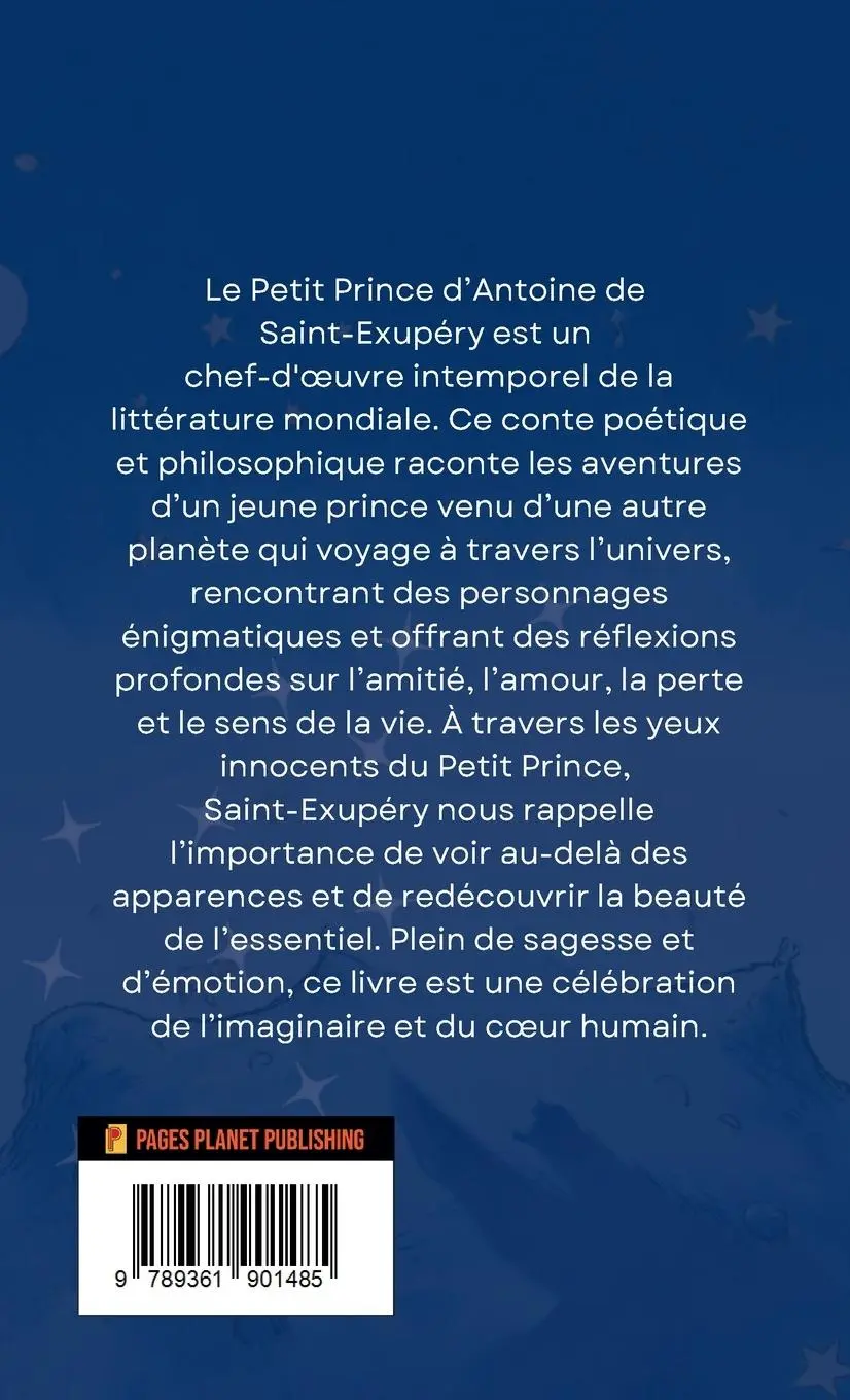 Rückseite: 9789361901485 | Le Petit Prince (French Edition) | Antoine de Saint-Exupéry | Buch