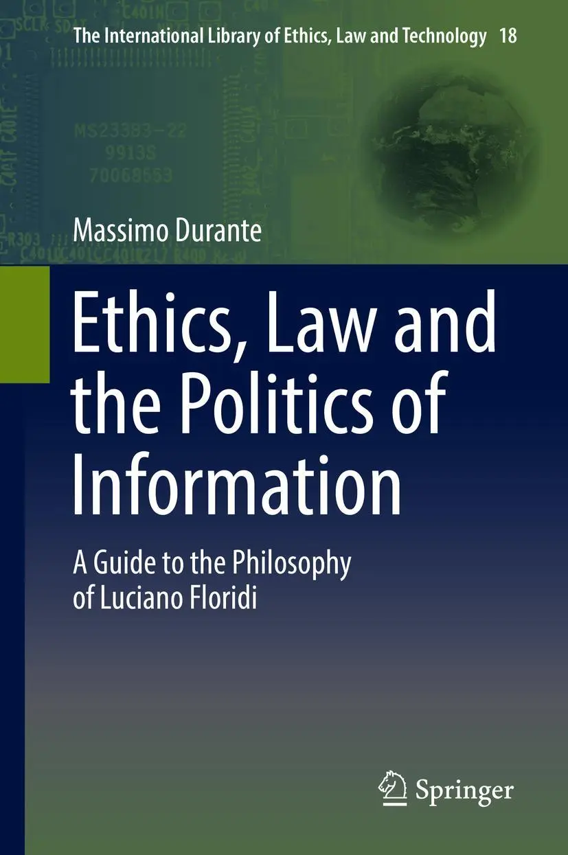 Cover: 9789402411485 | Ethics, Law and the Politics of Information | Massimo Durante | Buch