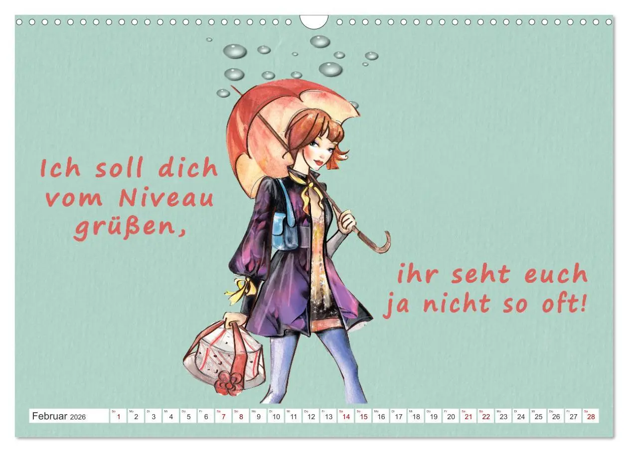 Bild: 9783457551585 | Frech aber ehrlich (Wandkalender 2026 DIN A3 quer), CALVENDO...