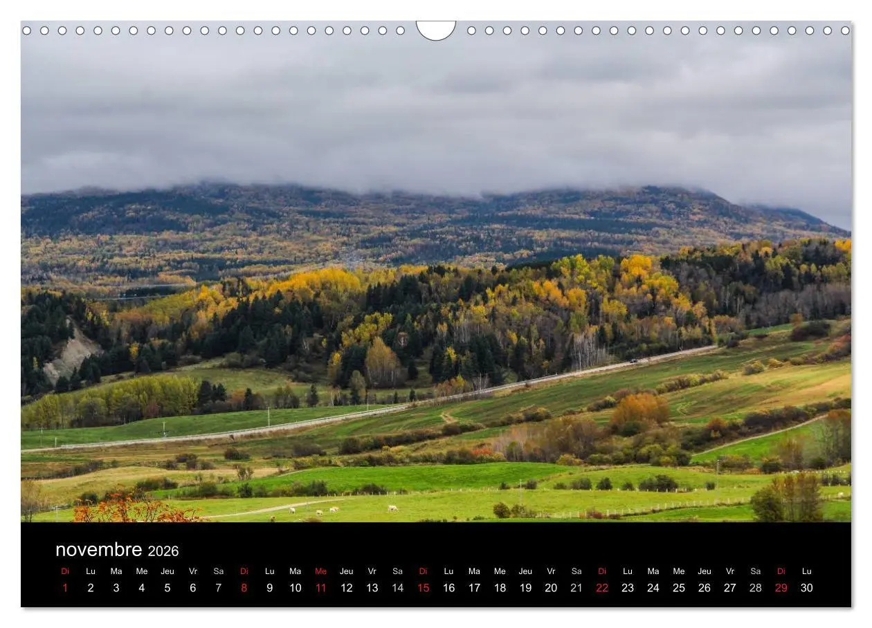 Bild: 9783516571585 | Paysages d'Automne au Québec (Calendrier mural 2026 DIN A3...