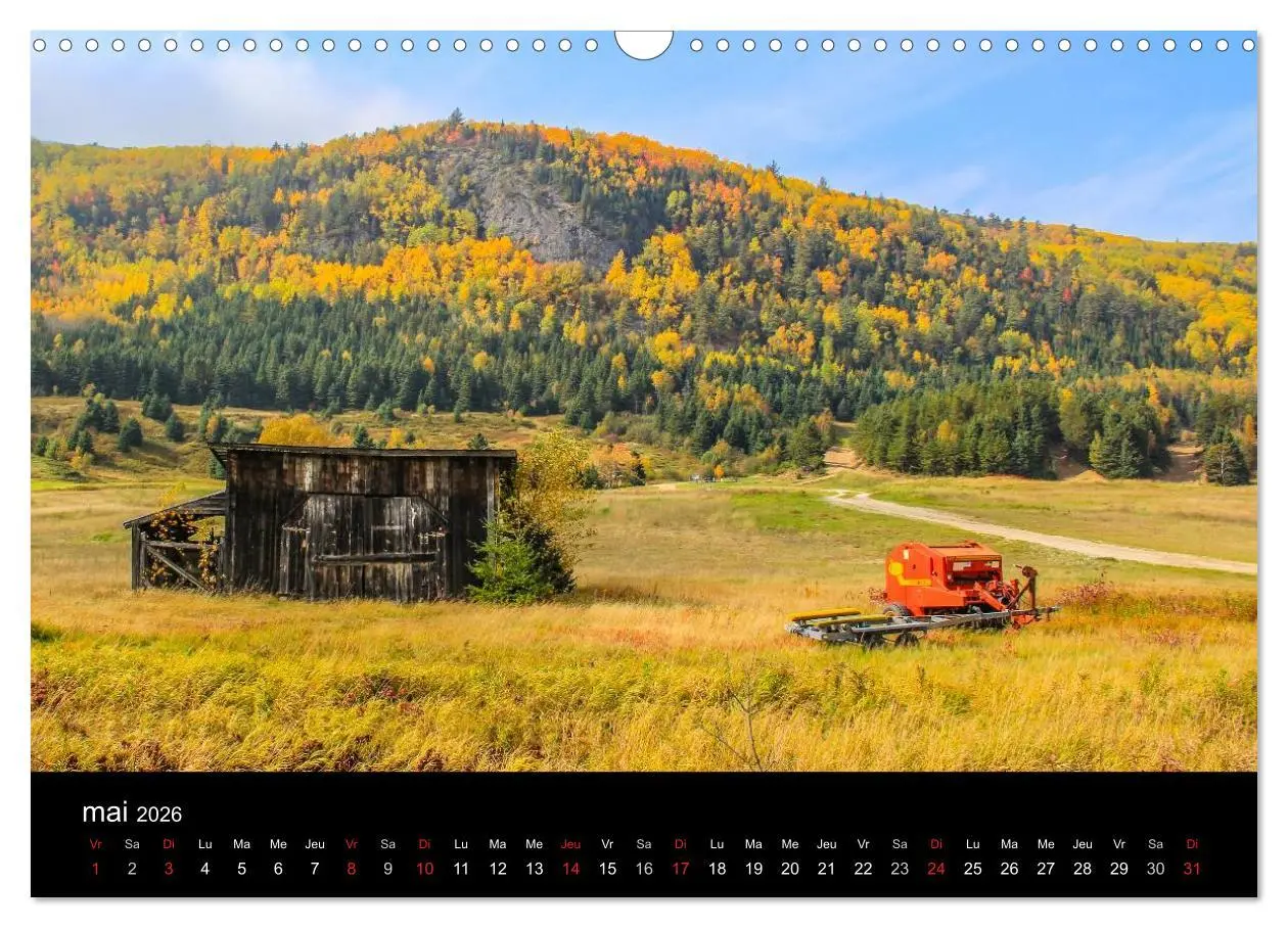 Bild: 9783516571585 | Paysages d'Automne au Québec (Calendrier mural 2026 DIN A3...