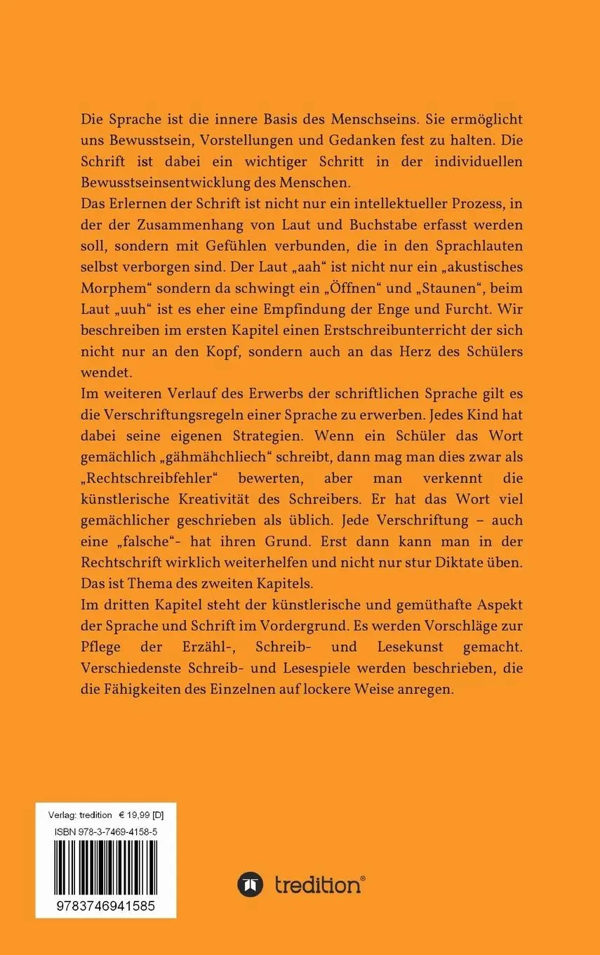 Rückseite: 9783746941585 | SCHREIB-LESE-WERKSTATT | ÜBUNGEN UND SPIELE ZUR SCHREIBKUNST | Zahn