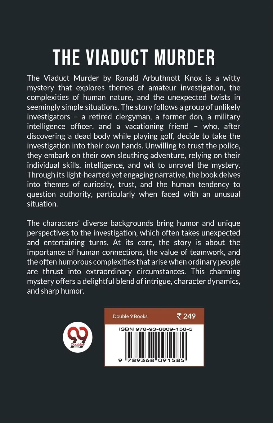 Rückseite: 9789368091585 | The Viaduct Murder | Ronald Arbuthnott Knox | Taschenbuch | Englisch