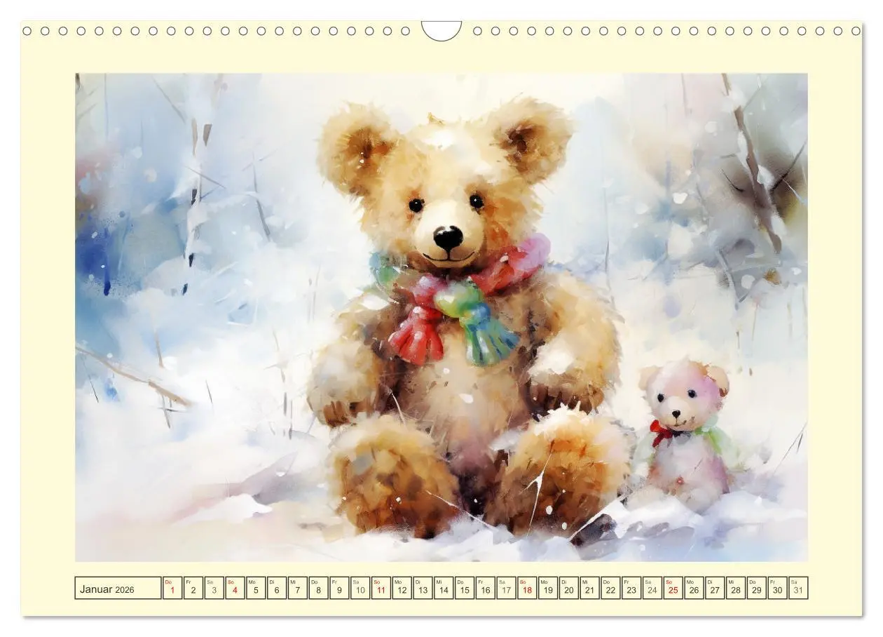Bild: 9783457471685 | Teddybär Romantik. Verträumte Aquarelle von lieblichen Bären...