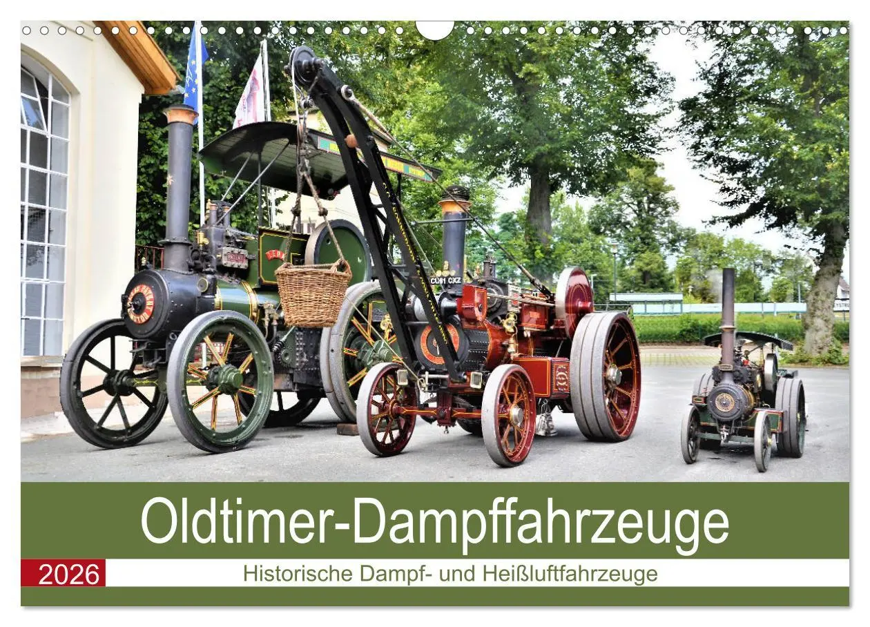 Cover: 9783457851685 | Oldtimer-Dampffahrzeuge. Historische Dampf- und Heißluftfahrzeuge...