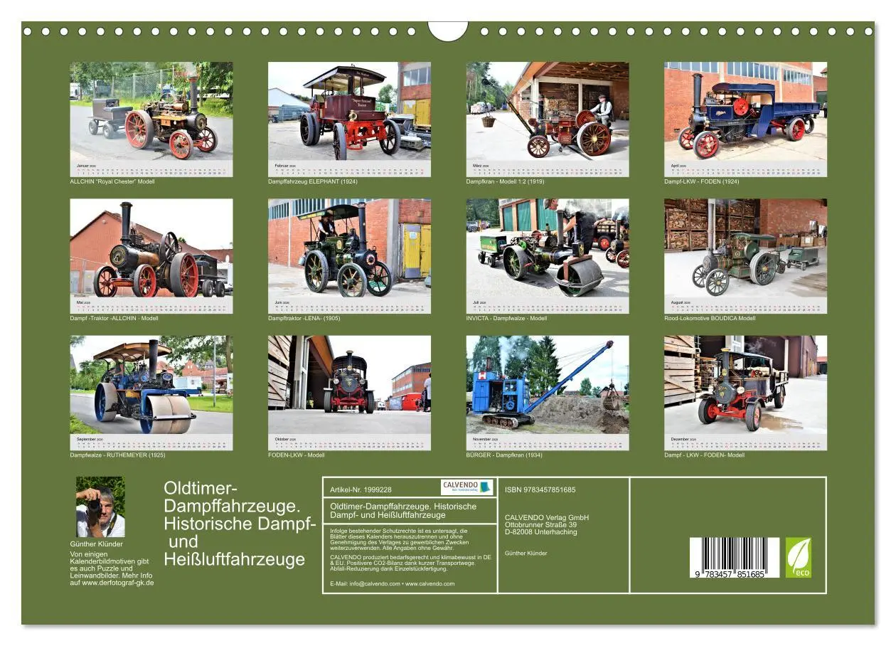 Bild: 9783457851685 | Oldtimer-Dampffahrzeuge. Historische Dampf- und Heißluftfahrzeuge...