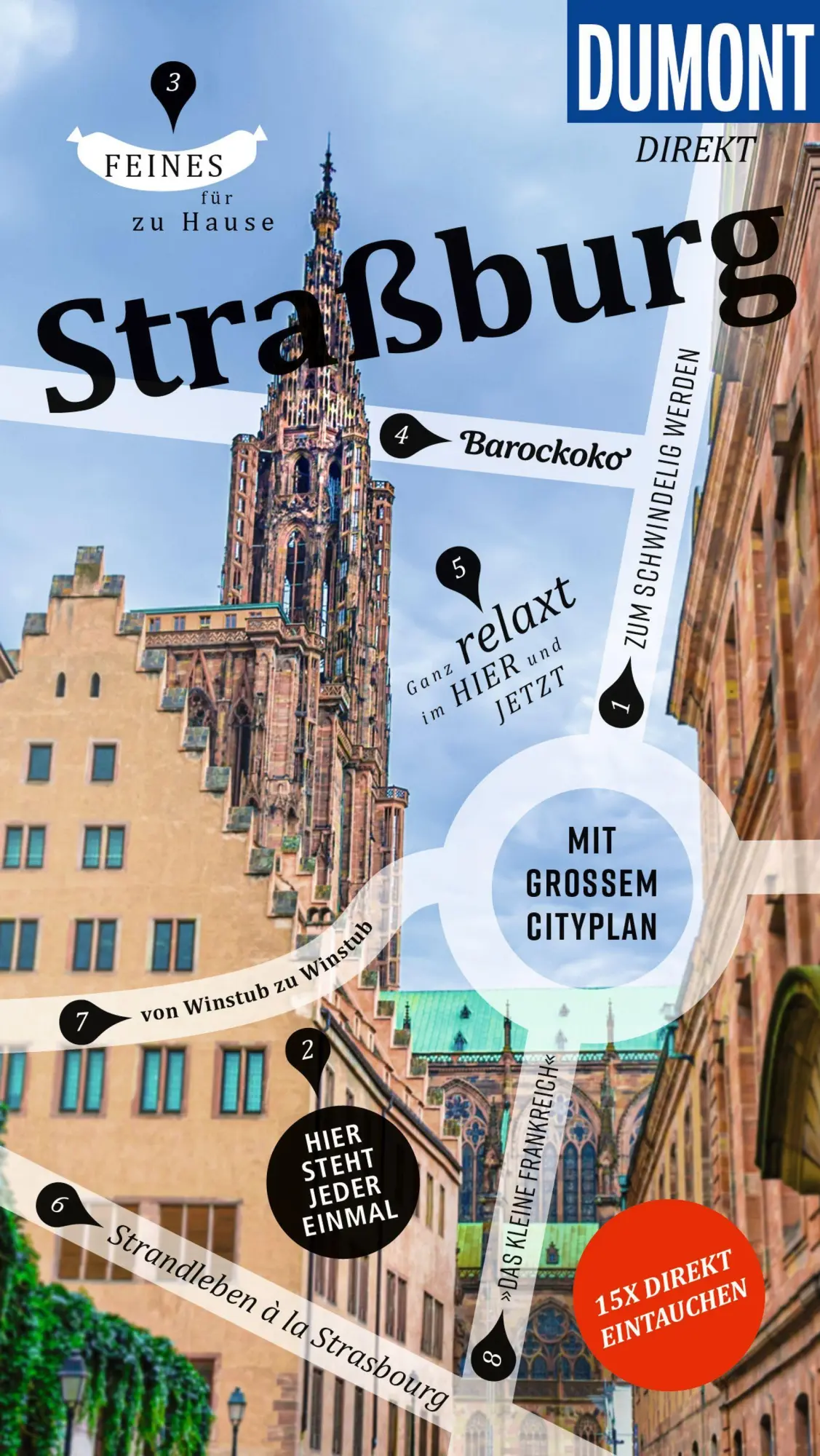 Cover: 9783616001685 | DUMONT direkt Reiseführer Straßburg | Mit großem Cityplan | Kalmbach