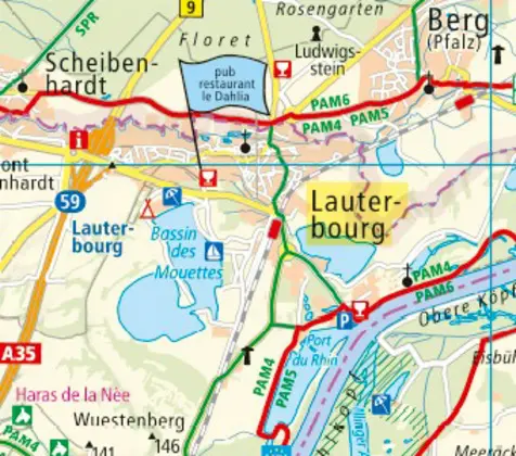 Bild: 9783747301685 | PublicPress Radkarte Karlsruhe und Umgebung | (Land-)Karte | Deutsch