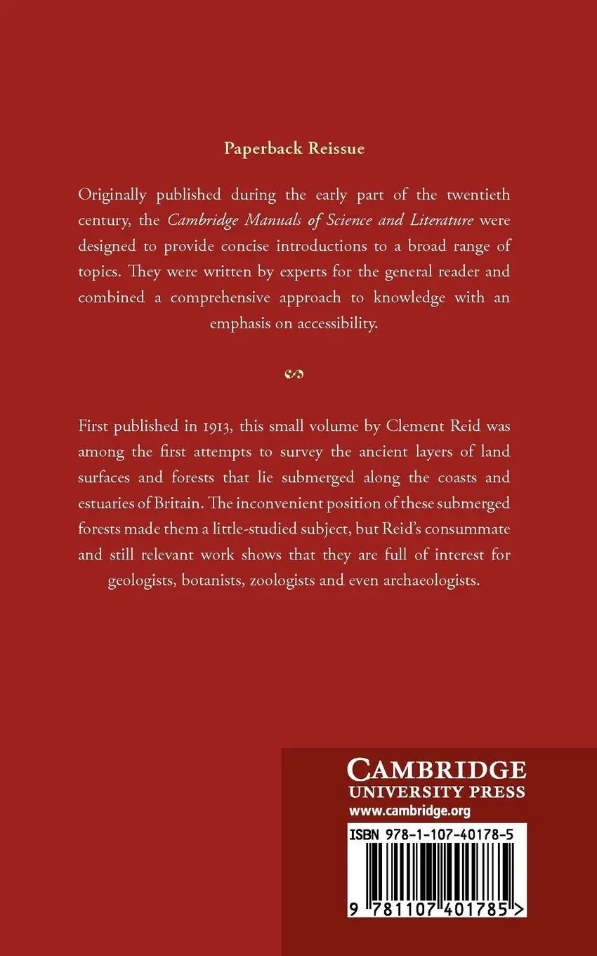 Rückseite: 9781107401785 | Submerged Forests | Clement Reid | Taschenbuch | Englisch | 2011