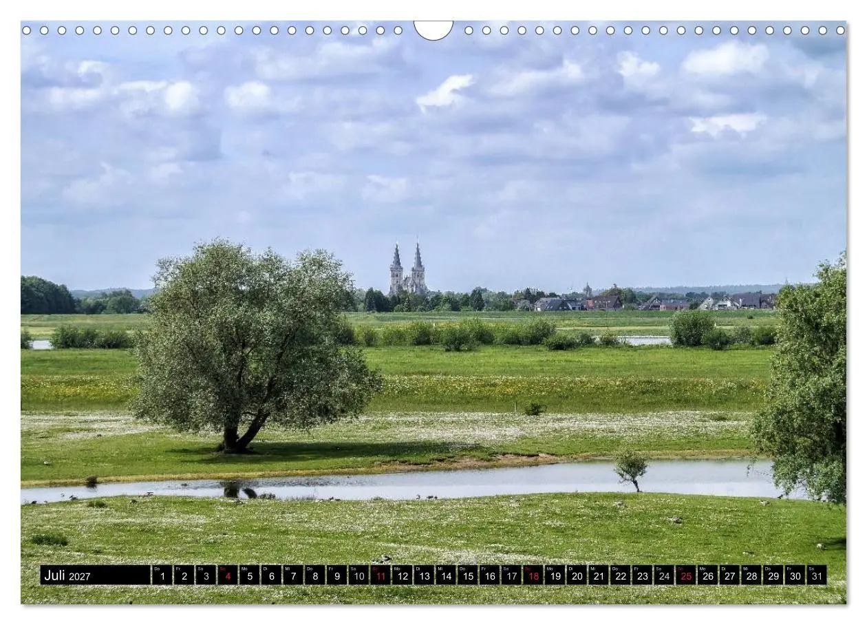 Bild: 9783569881785 | Malerischer Niederrhein (Wandkalender 2027 DIN A3 quer), CALVENDO...