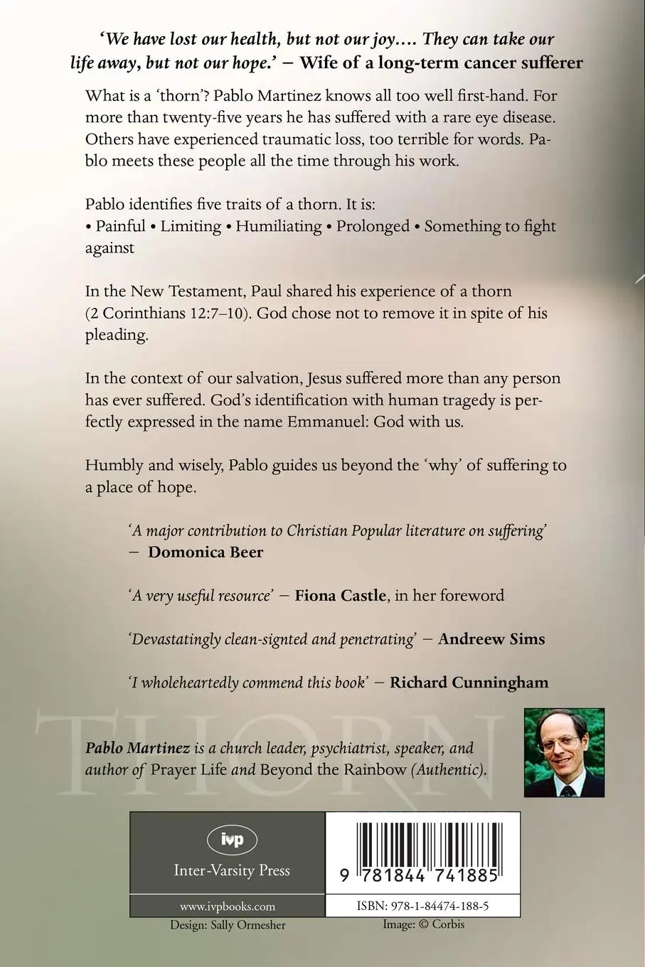 Rückseite: 9781844741885 | A Thorn in the Flesh | Finding Strength And Hope Amid Suffering | Buch