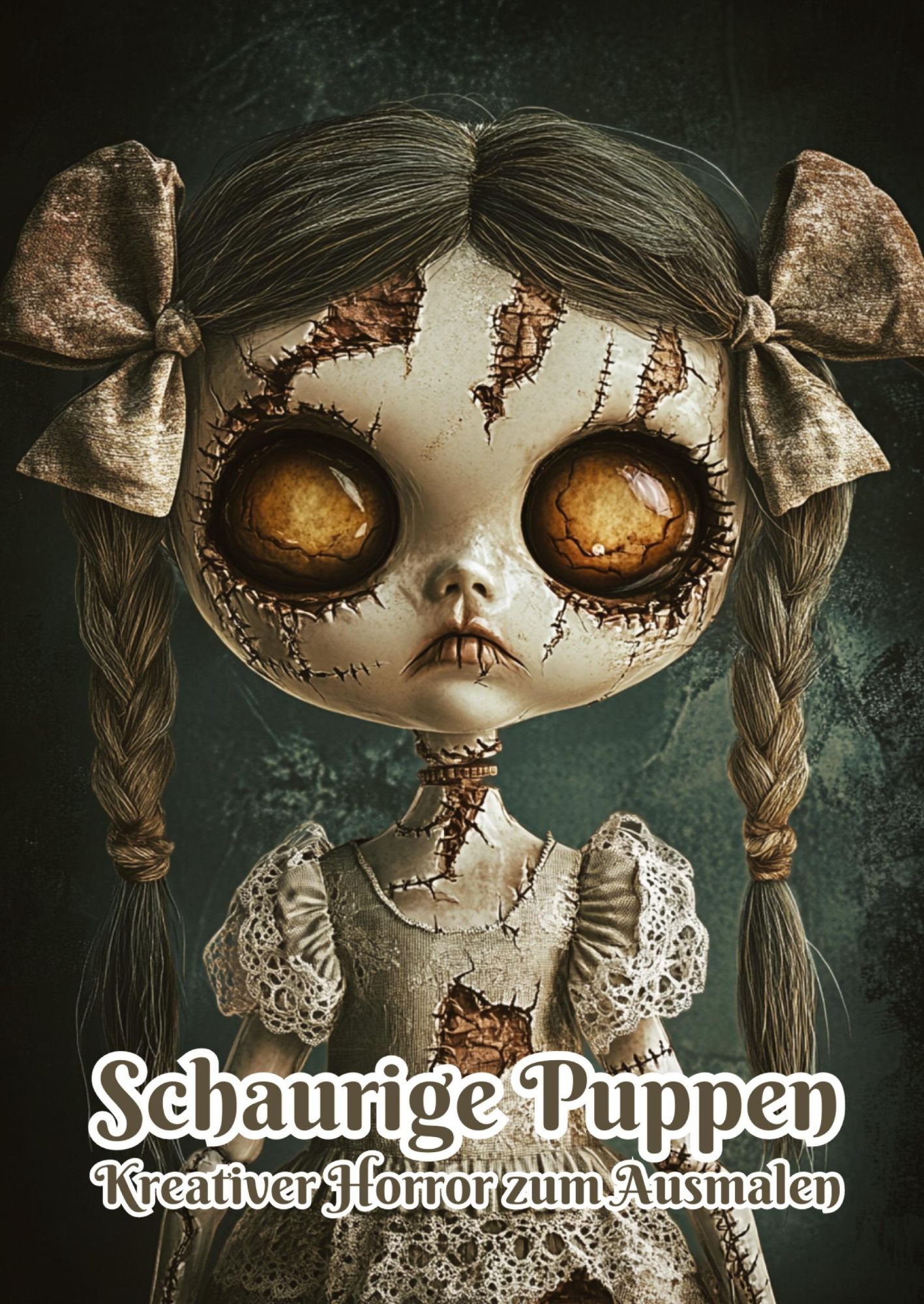 Cover: 9783384331885 | Schaurige Puppen | Kreativer Horror zum Ausmalen | Fabian Kluge | Buch