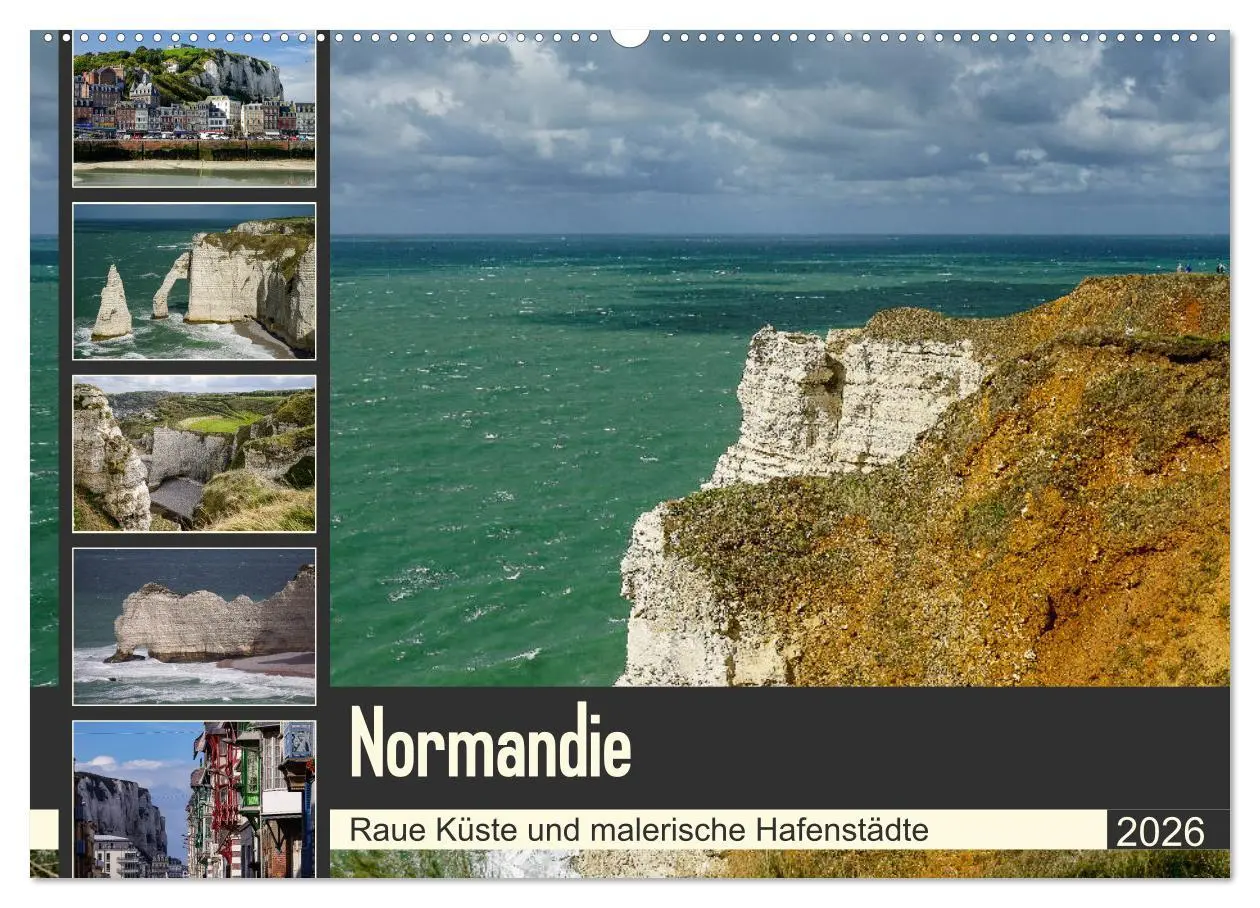 Cover: 9783457831885 | Normandie - Raue Küste und malerische Hafenstädte (Wandkalender...