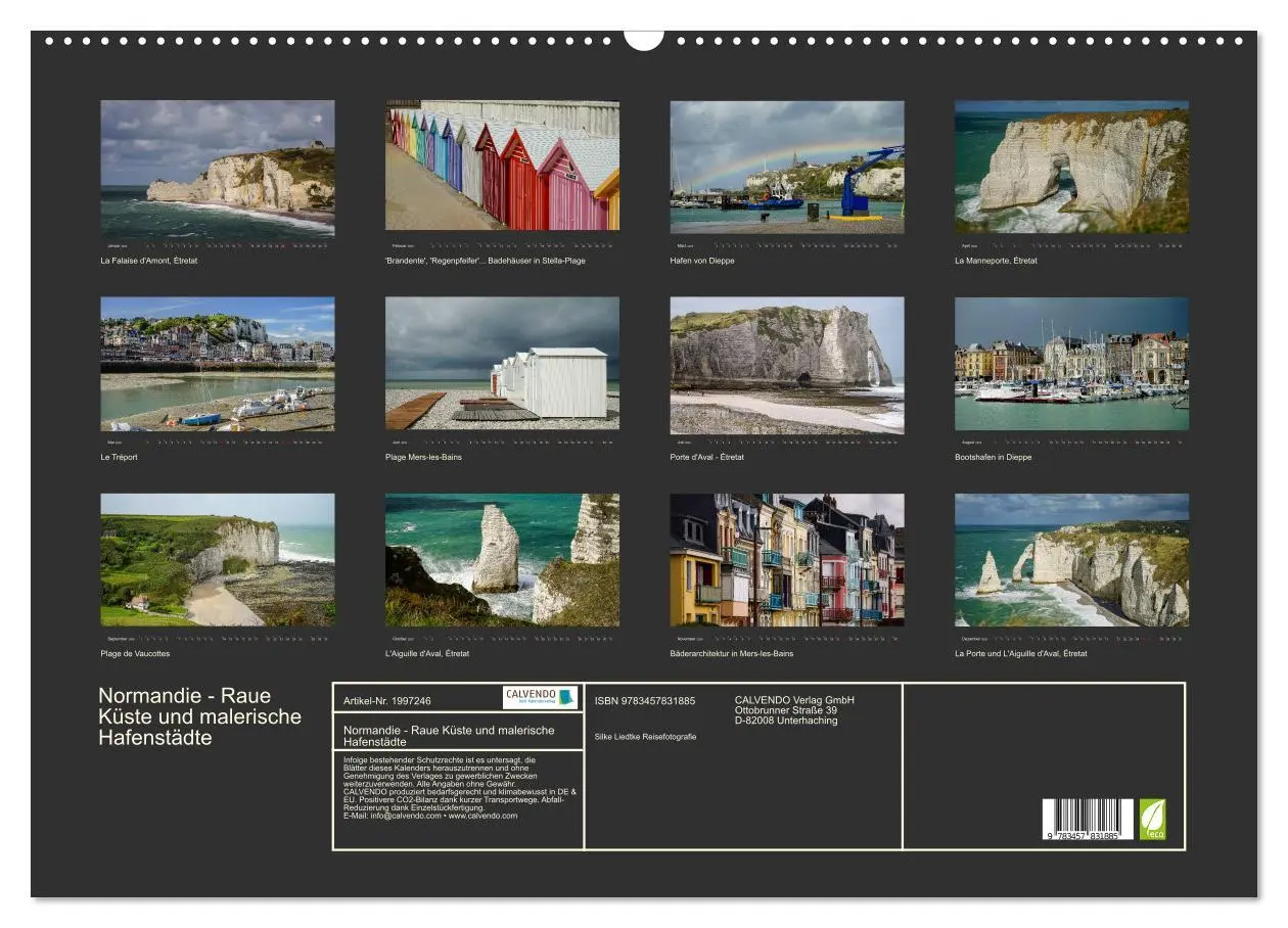 Bild: 9783457831885 | Normandie - Raue Küste und malerische Hafenstädte (Wandkalender...