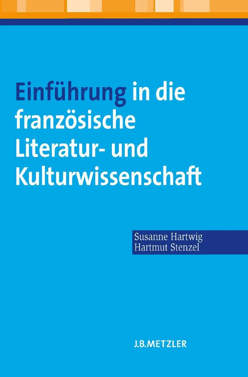 Cover: 9783476021885 | Einführung in die französische Literatur- und Kulturwissenschaft | x